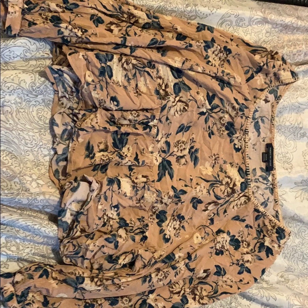American Eagle Dressy Slightly cropped Shirt.